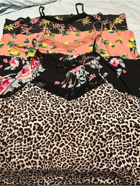 Joyspun Other - Chemise Nightgown Lot - Leopard + Floral/Tropical Prints